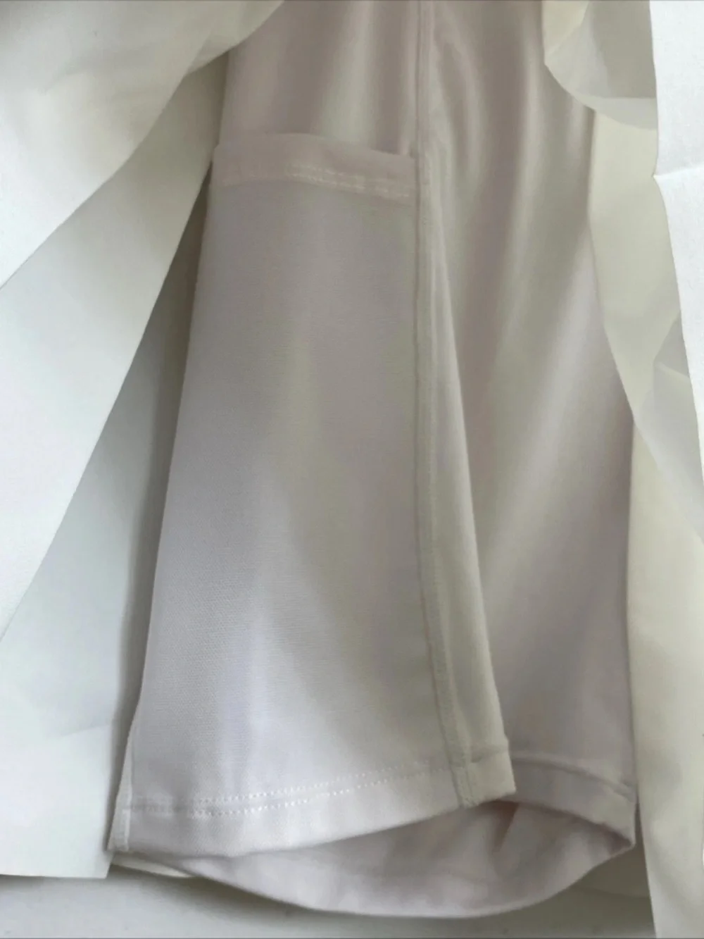 PE Nation Volley Pleated Skirt Skort White  Tennis Pickleball Anthropologie Sz M